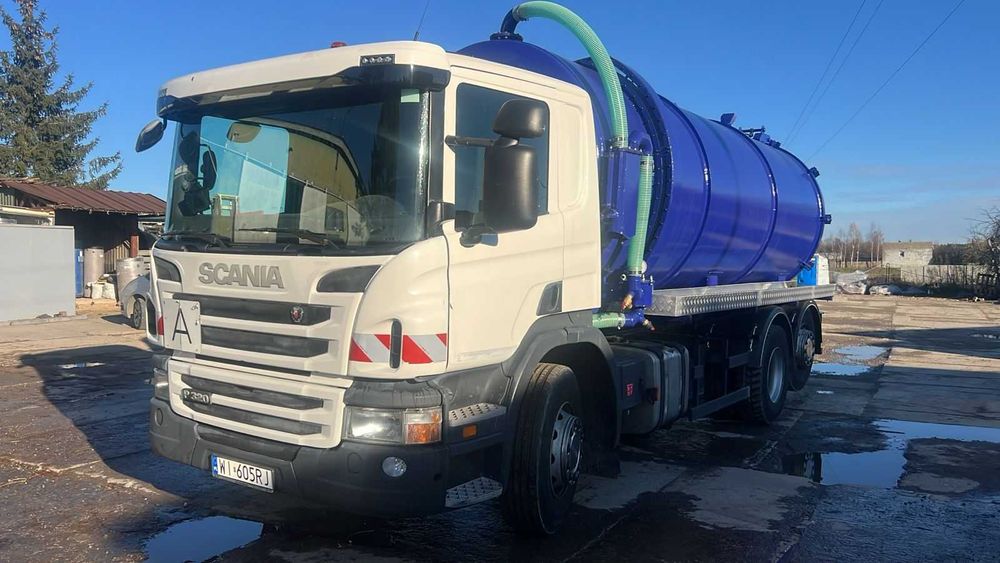 SCANIA P320.Beczka asenizacyjna 20 M3, SPECJALNY