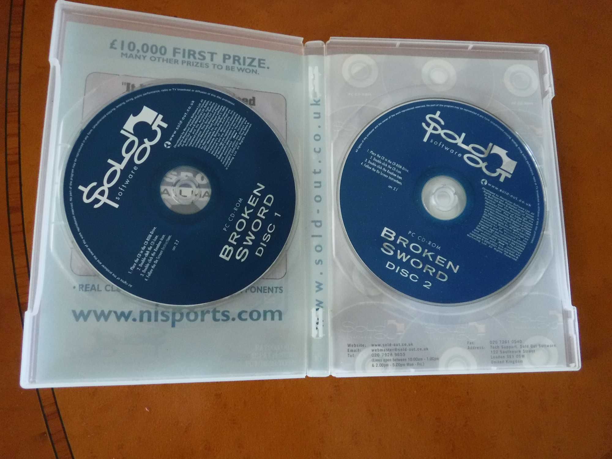 Broken Sword - The Shadow of the Templars - PC CD Rom