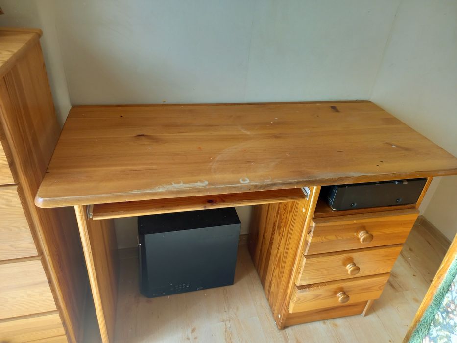 Meble drewno sosnowe komplet