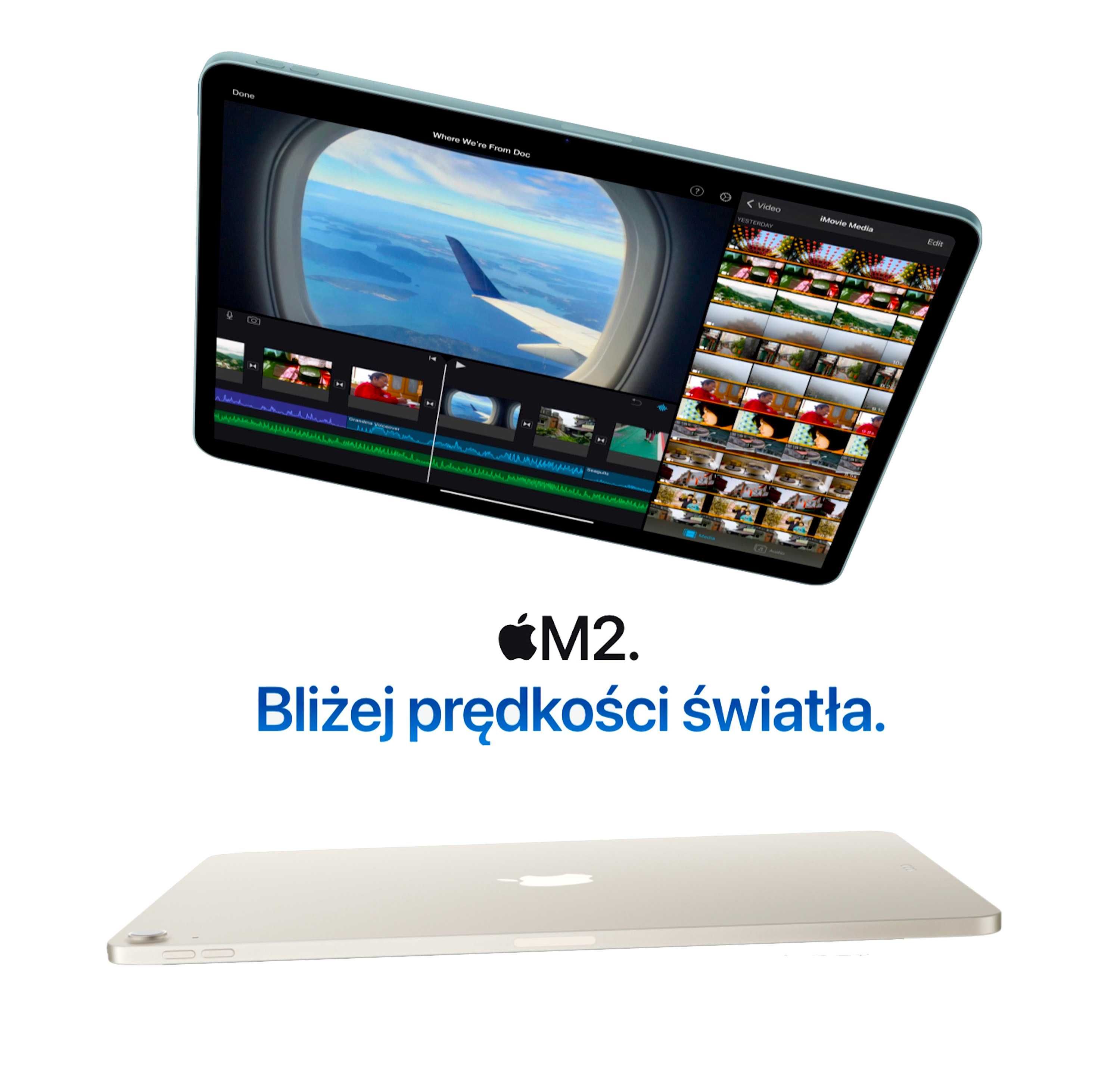 NOWY Apple iPad Air 11 256GB Cellular 5G +PENCIL +DODATKI GW-24msc! FV