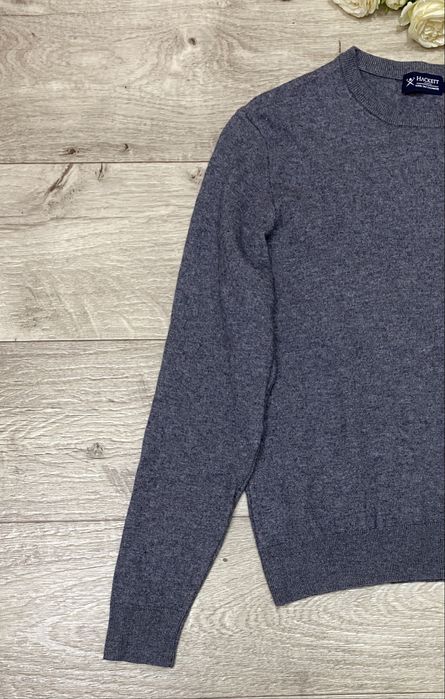 Джемпер, реглан, свитер шерсть/шелк/кашемир HACKETT LONDON, р.S-M