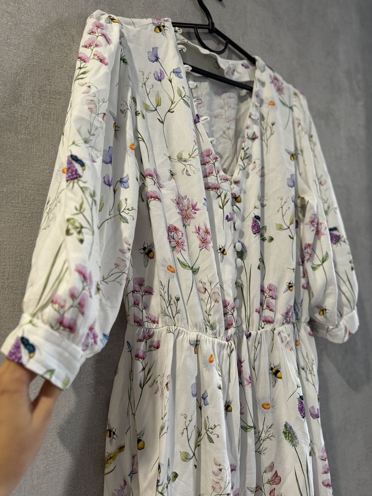 Платье плаття сарафан літній віскоза італія 28maggio зара zara M