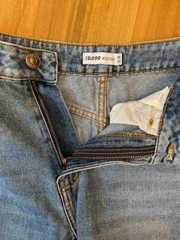 Jeansy denim cropp