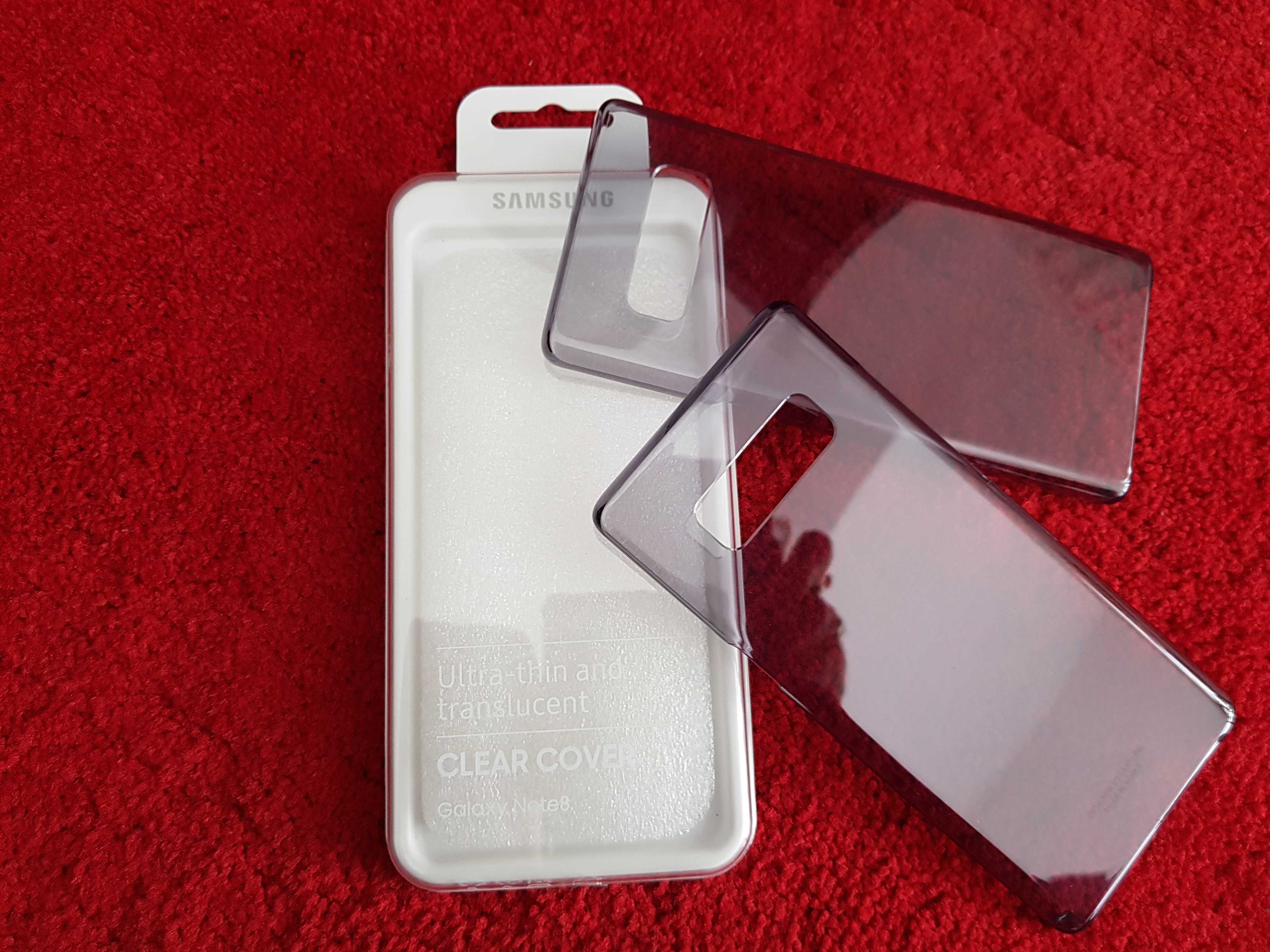 2 szt NOWE Oryginale etui Samsung Clear Cover do Samsung Galaxy Note 8