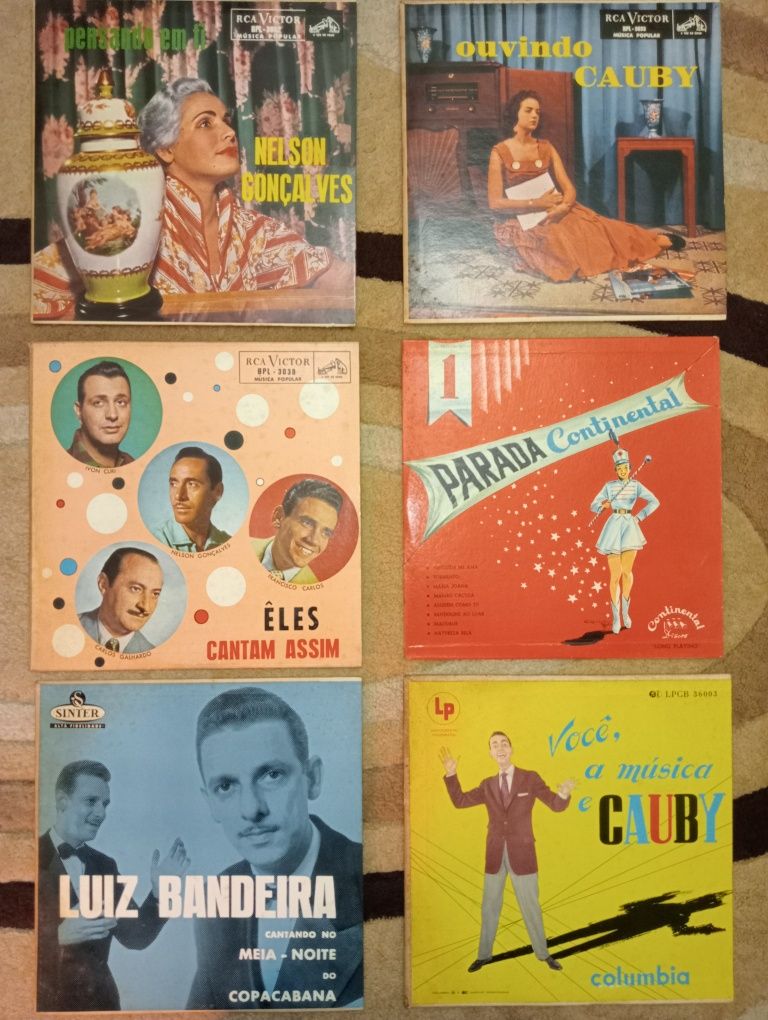 Discos Vinil, Música Brasileira Anos 50,  10" Polegadas (33rpm)