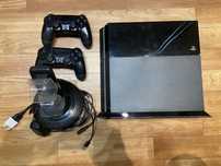 Playstation 4 500gb + 2 dualshock + зарядная станция