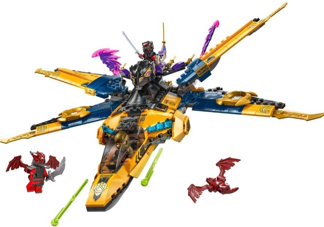 LEGO® NINJAGO 71833 Ras i burzowy superodrzutowiec