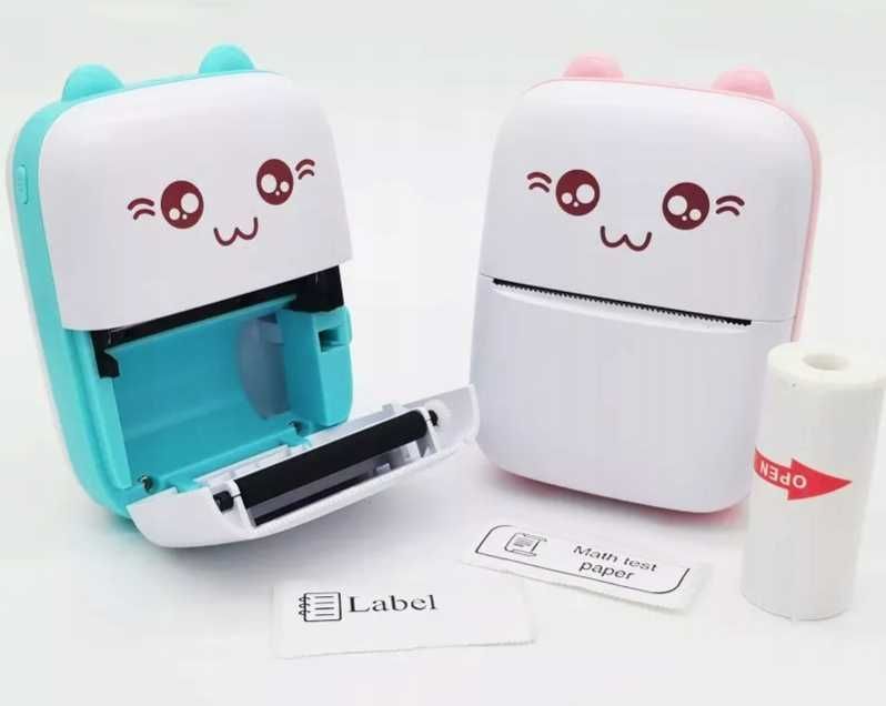 MINI DRUKARKA TERMICZNA DO ZDJĘĆ 
+ 6 rolek papieru termicznego GRATIS