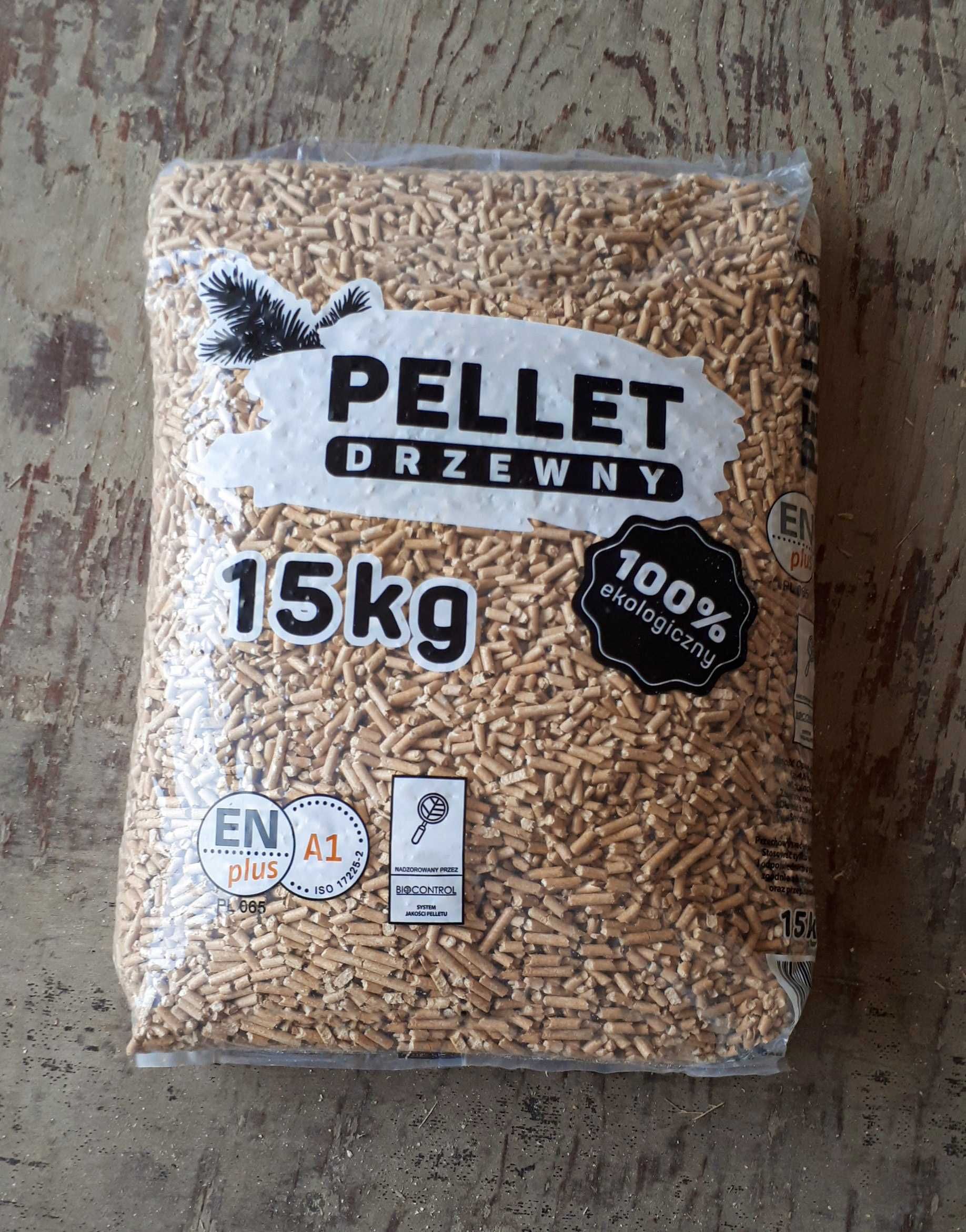 Pellet drzewny sosna certyfikat A1