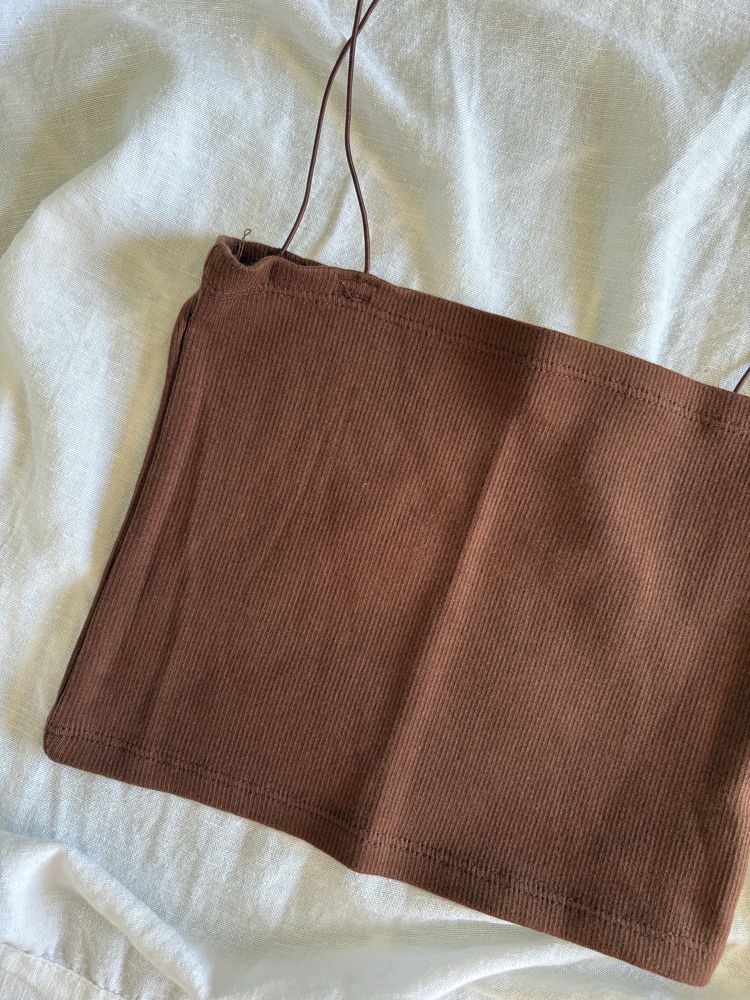 Top castanho Pull&Bear