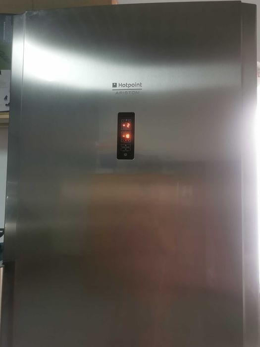 Combinado inox hotpoint