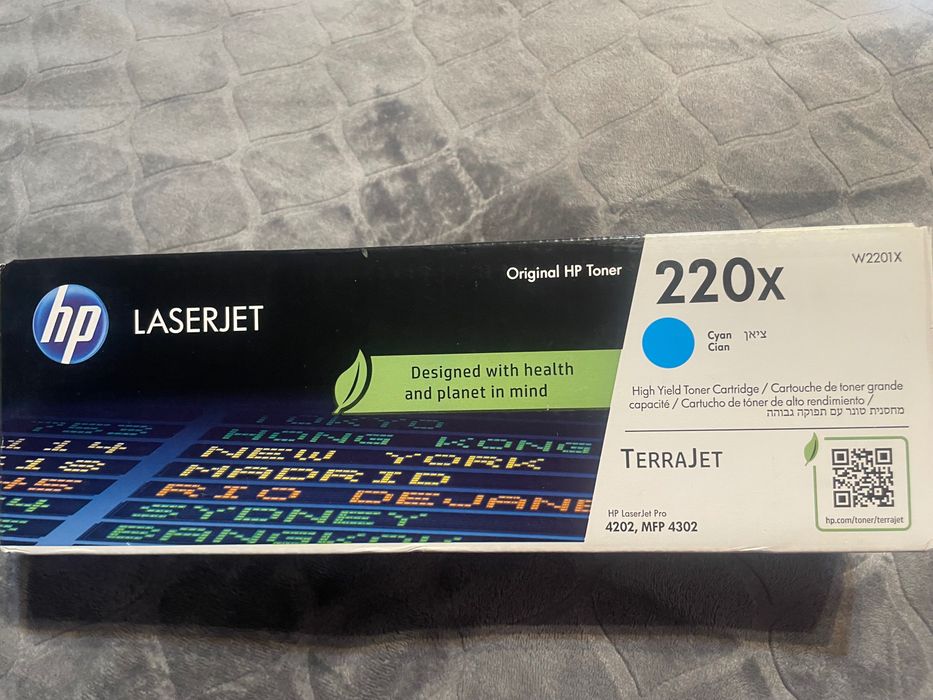 Toner HP 220X Błękitny