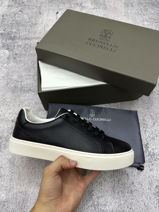 Кожаные кеды Brunello Cucinelli