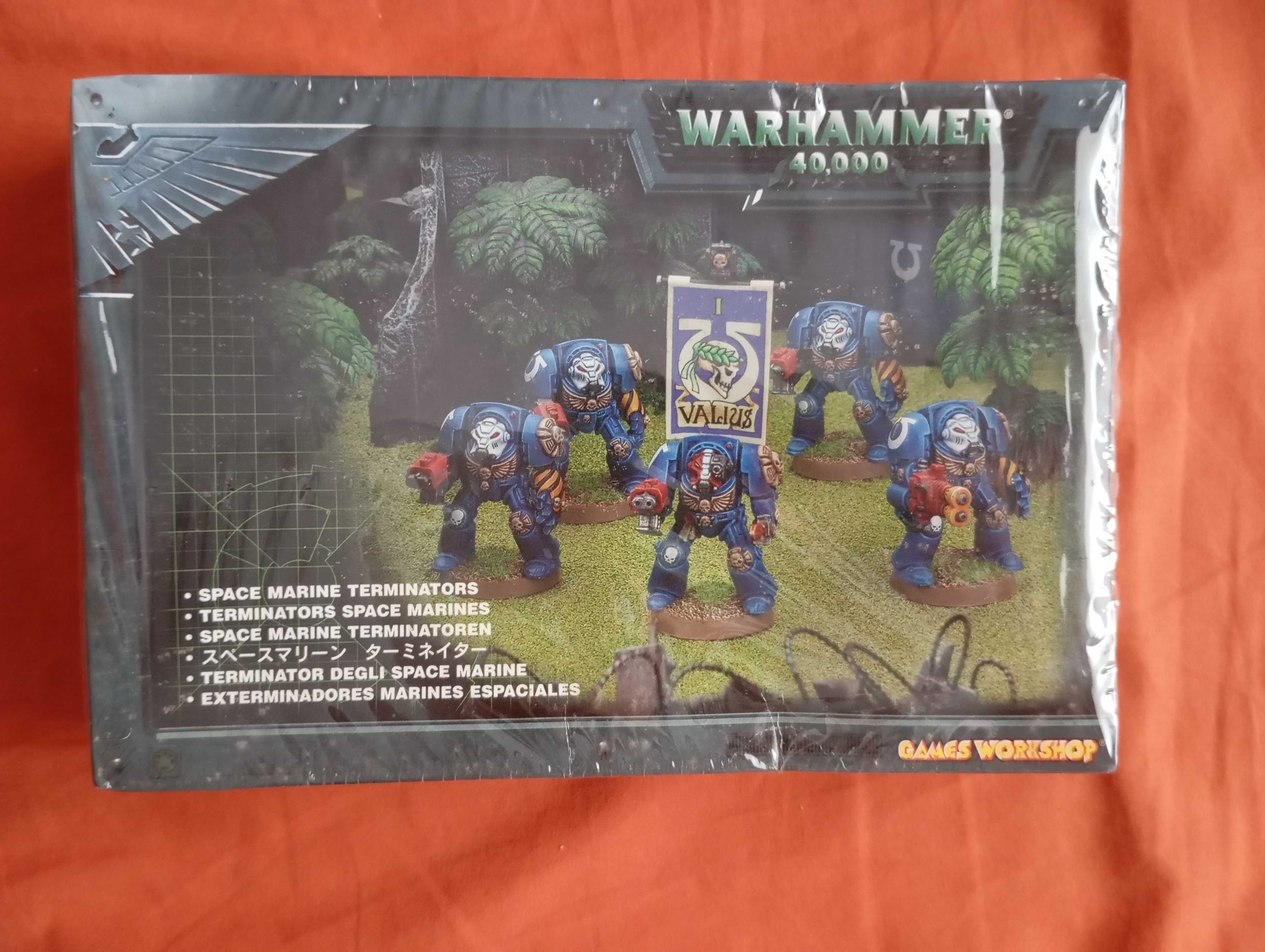 Warhammer 40k- Space Marine terminator squad- 3ªedição- Selado sem uso