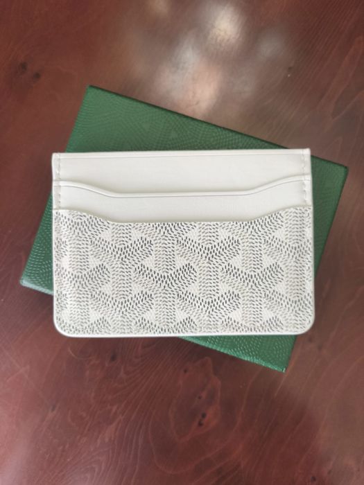 Goyard White Cardholder