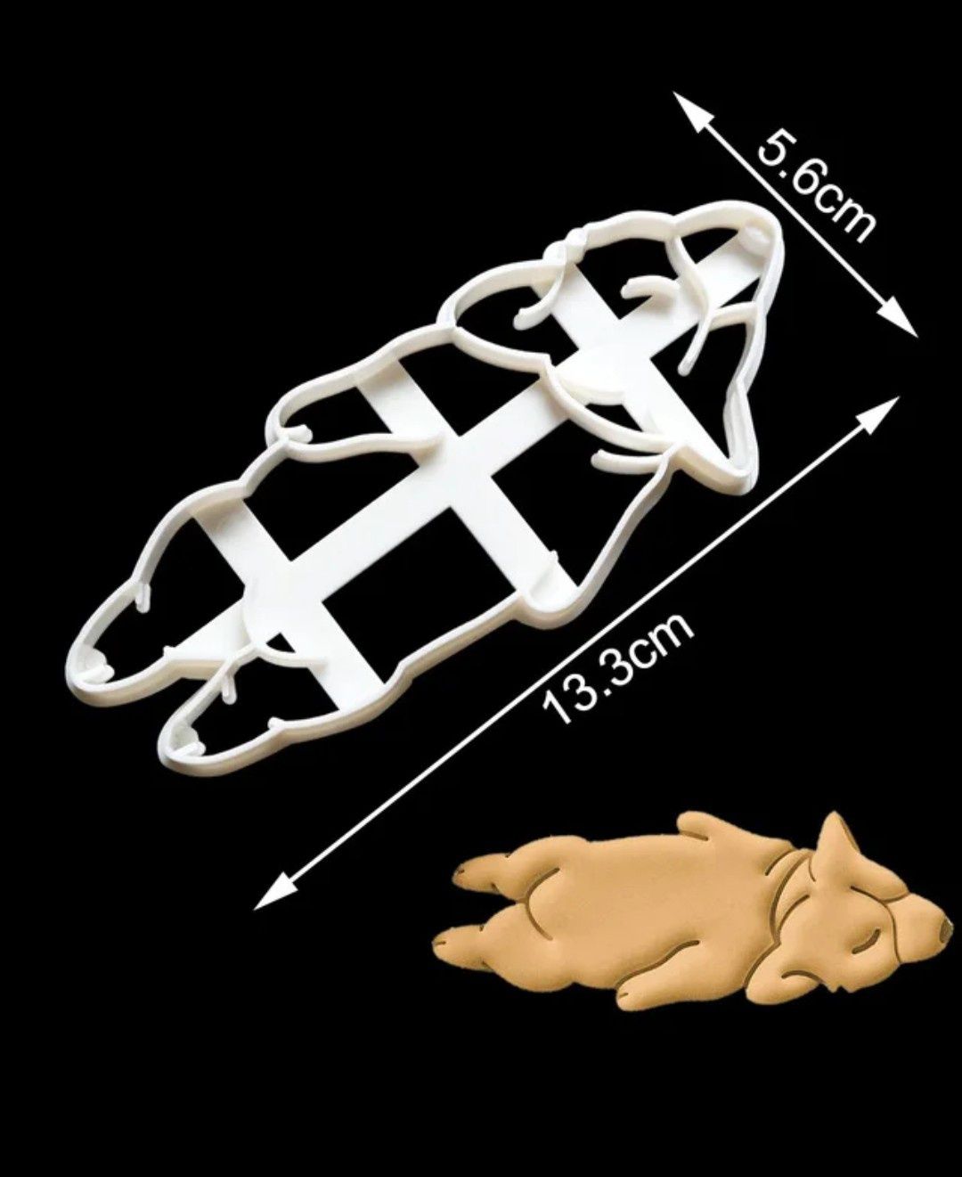3 nowe duże foremki, wykrawacze ciastek Corgi 3D foremki do ciasteczek