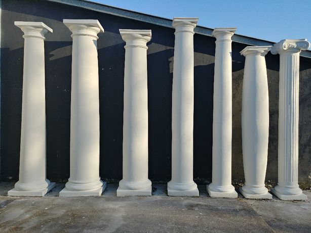 Toskańskie kolumny betonowe