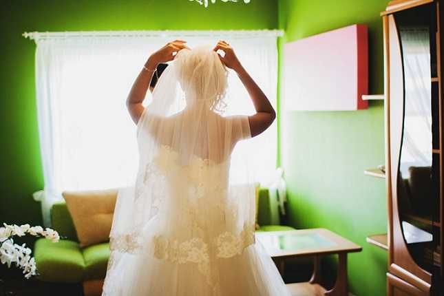 Suknia ślubna princess dodatki welon