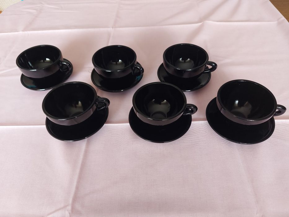 Zestaw do kawy, czarny