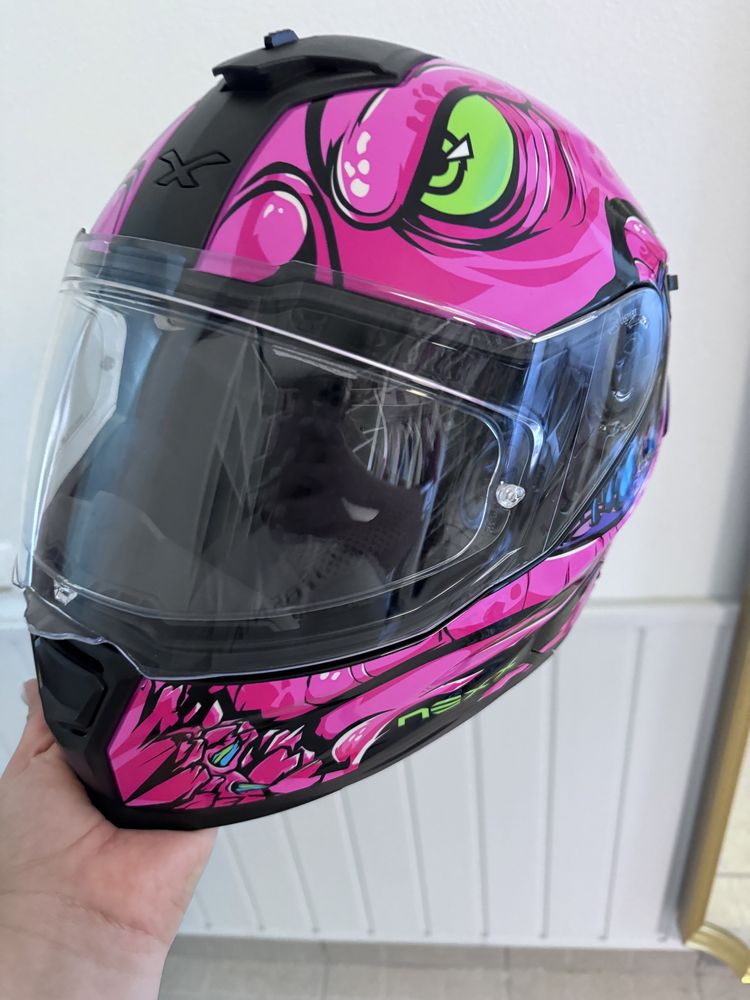 Capacete NEXX rosa