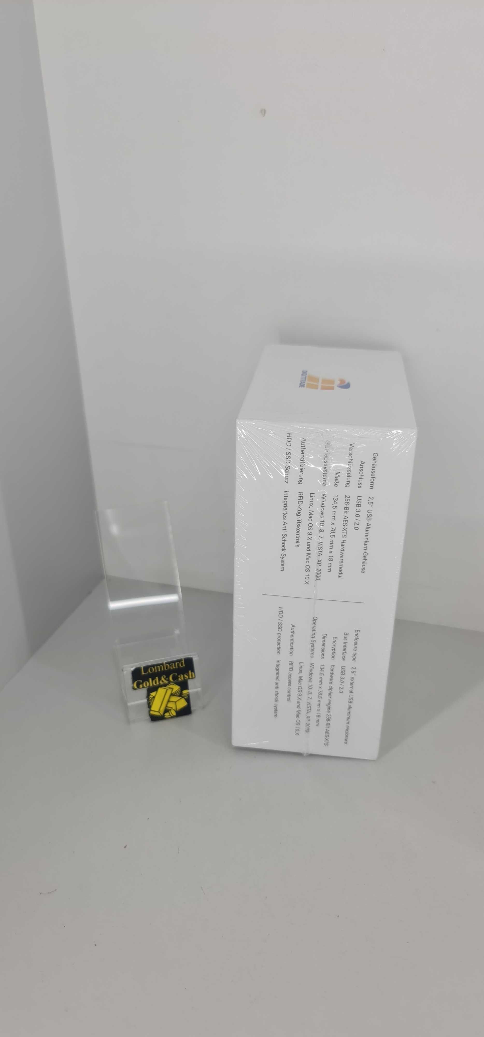 Dysk zewnętrzny DigitTrade RS256 HDD 2 TB Srebrny Jak Nowy