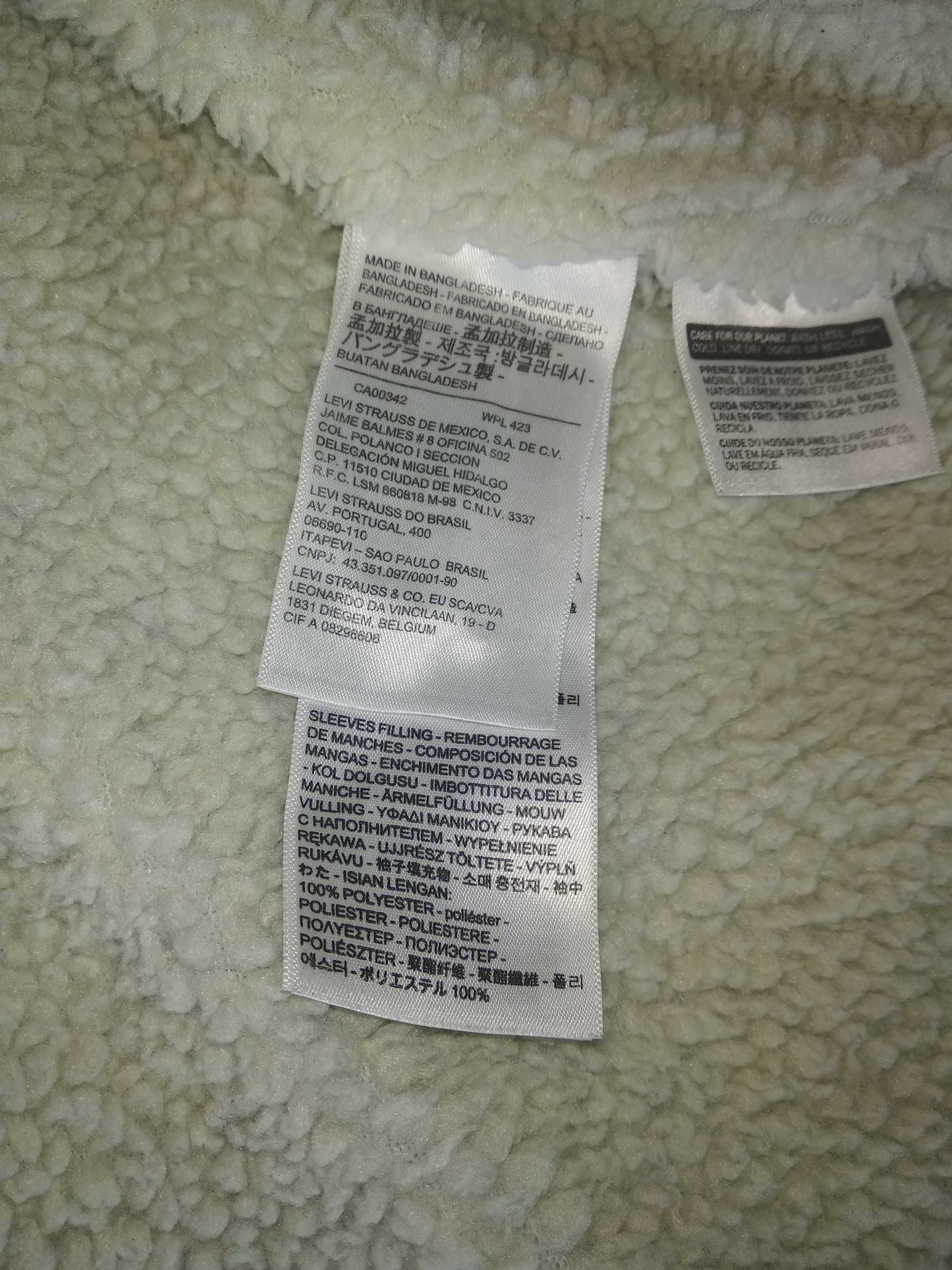 Шерпа куртка levi's San Francisko premium made in Bangladesh