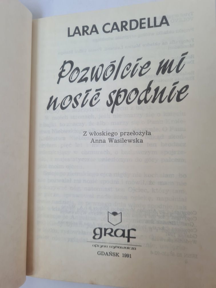 Pozwólcie mi nosić spodnie - Lara Cardella