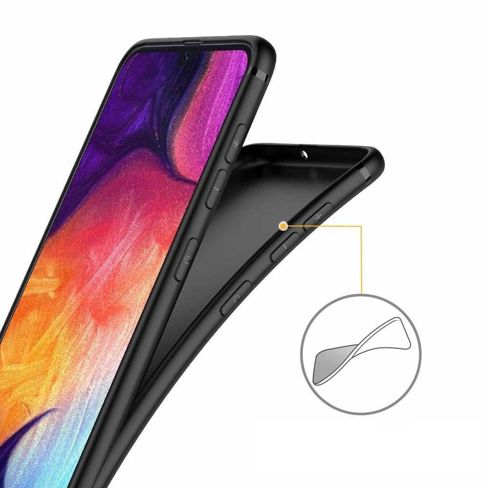 Etui Slim Matt do Samsung Galaxy A50 + Szkło Hartowane