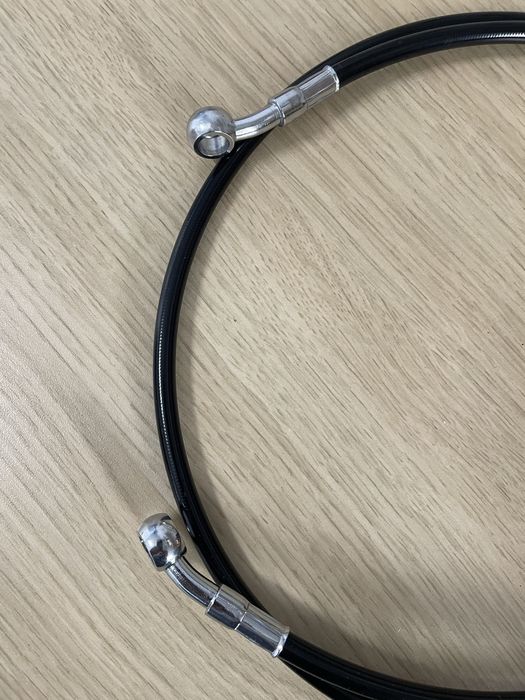 Tubo travão malha aço moto