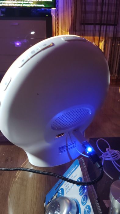 Budzik X2 lampa radio fm