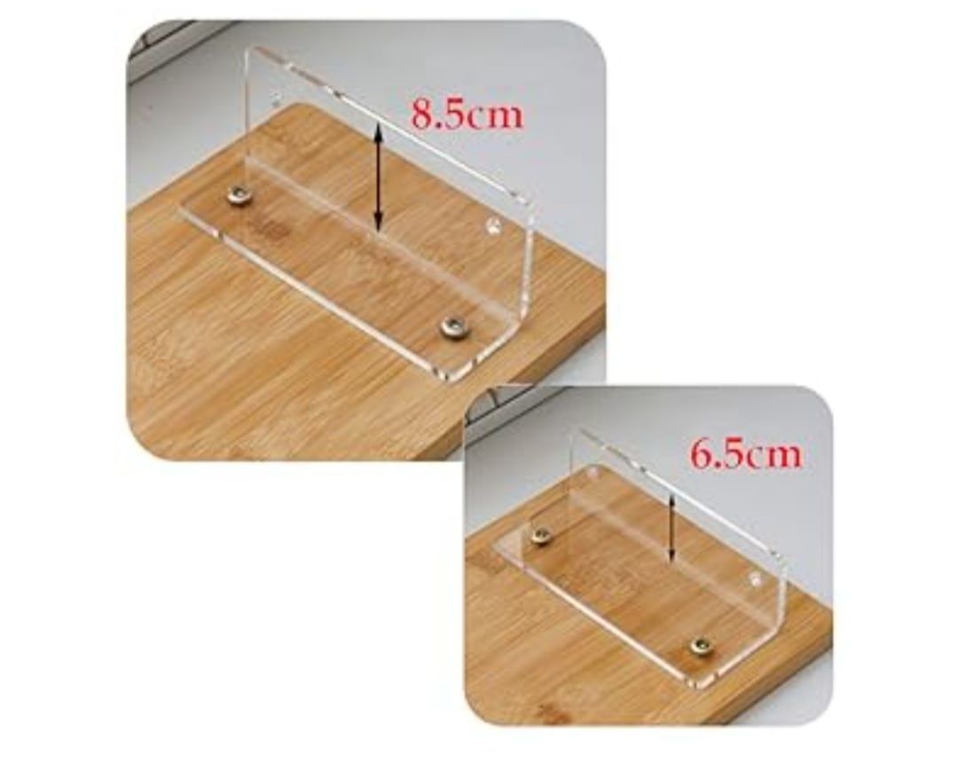 Naturalny bambusowy stojak na monitor, 80 x 20 x 6,5/8,5 cm
wymiary po