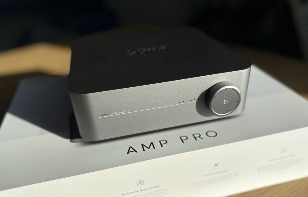 WIIM Amp Pro wzmacniacz i streamer pełen zestaw kabli jak nowy