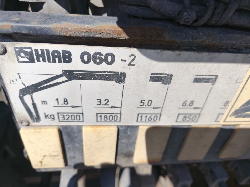 Man 12.163 HDS hiab 060 cały resor