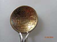 Łyżeczka  z 3 monet australijskich   florin   6 pence   3 pence