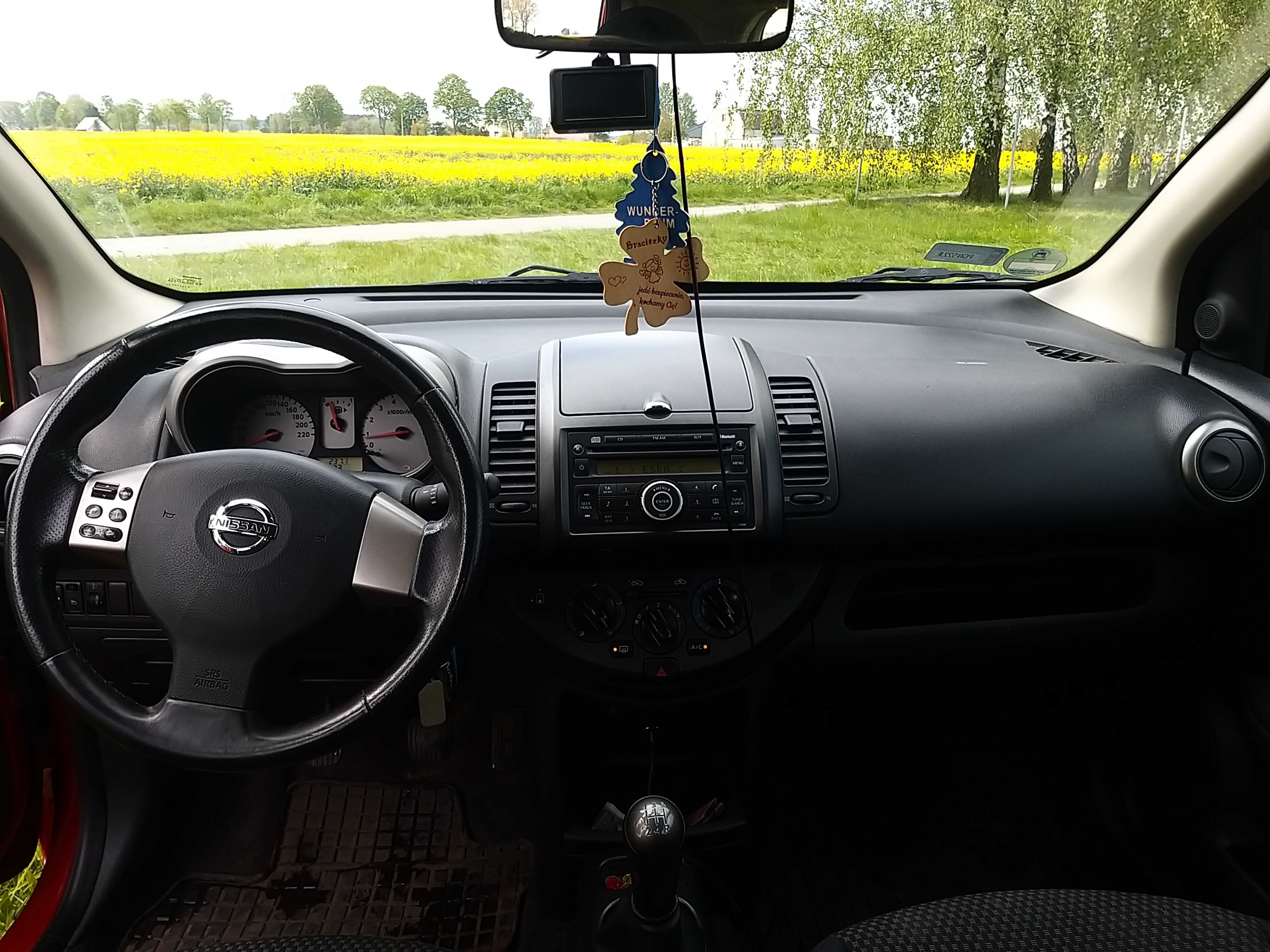 Nissan note 2007r 1.4 benzyna gaz zarejstrowany