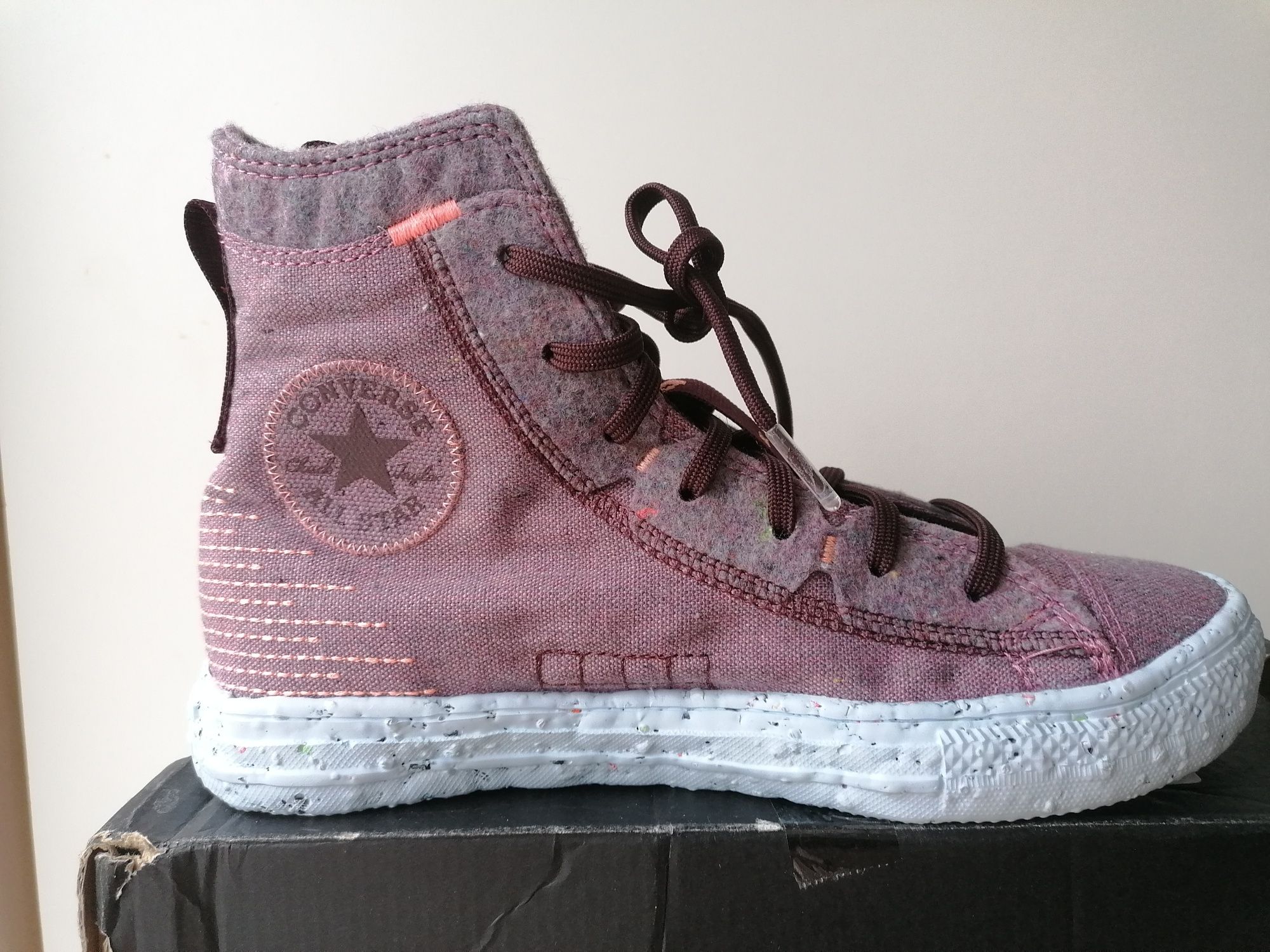 Nowe oryginalne trampki Converse crater high top 37-24cm, recykling