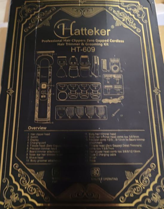 Trymer Maszynka do Włosów do Brody HATTEKER HT-609