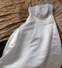 suknia ślubna r. M małe L do 42 w pasie