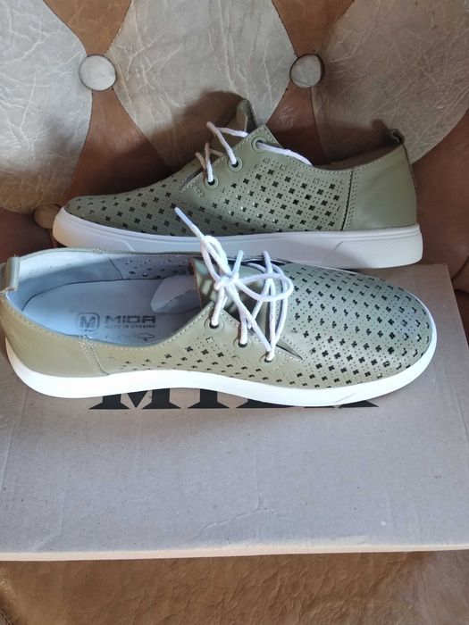 Літні туфлі жіночі  "МІДА", натуральна шкіра, р-р 37