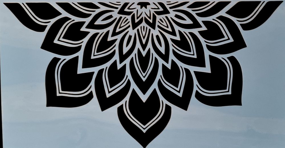 Szablon Mandala (wzór 40x70cm szablon 20x35cm ) malarski, DIY - Nowy