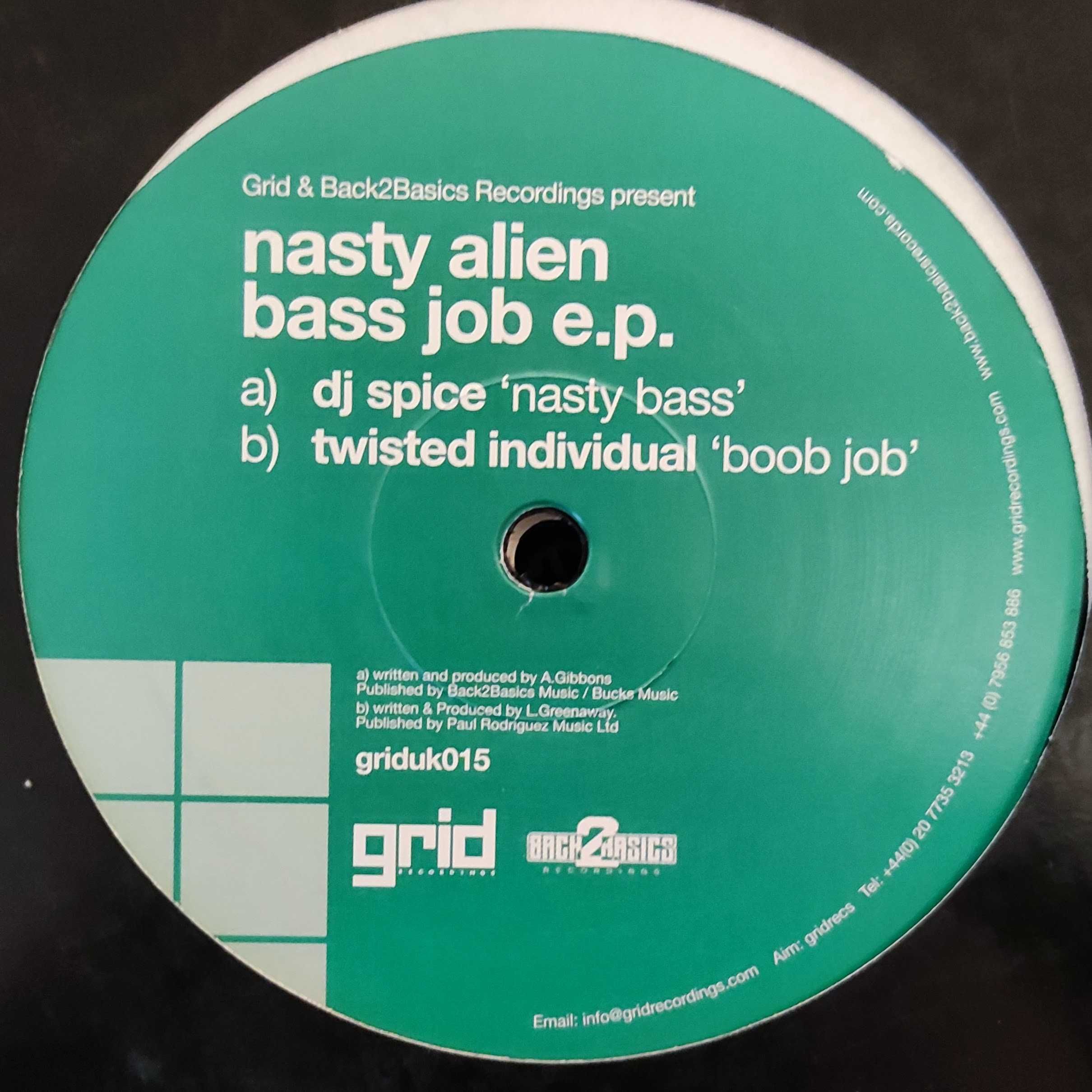 Various - Nasty Alien Bass Job EP (2x12)