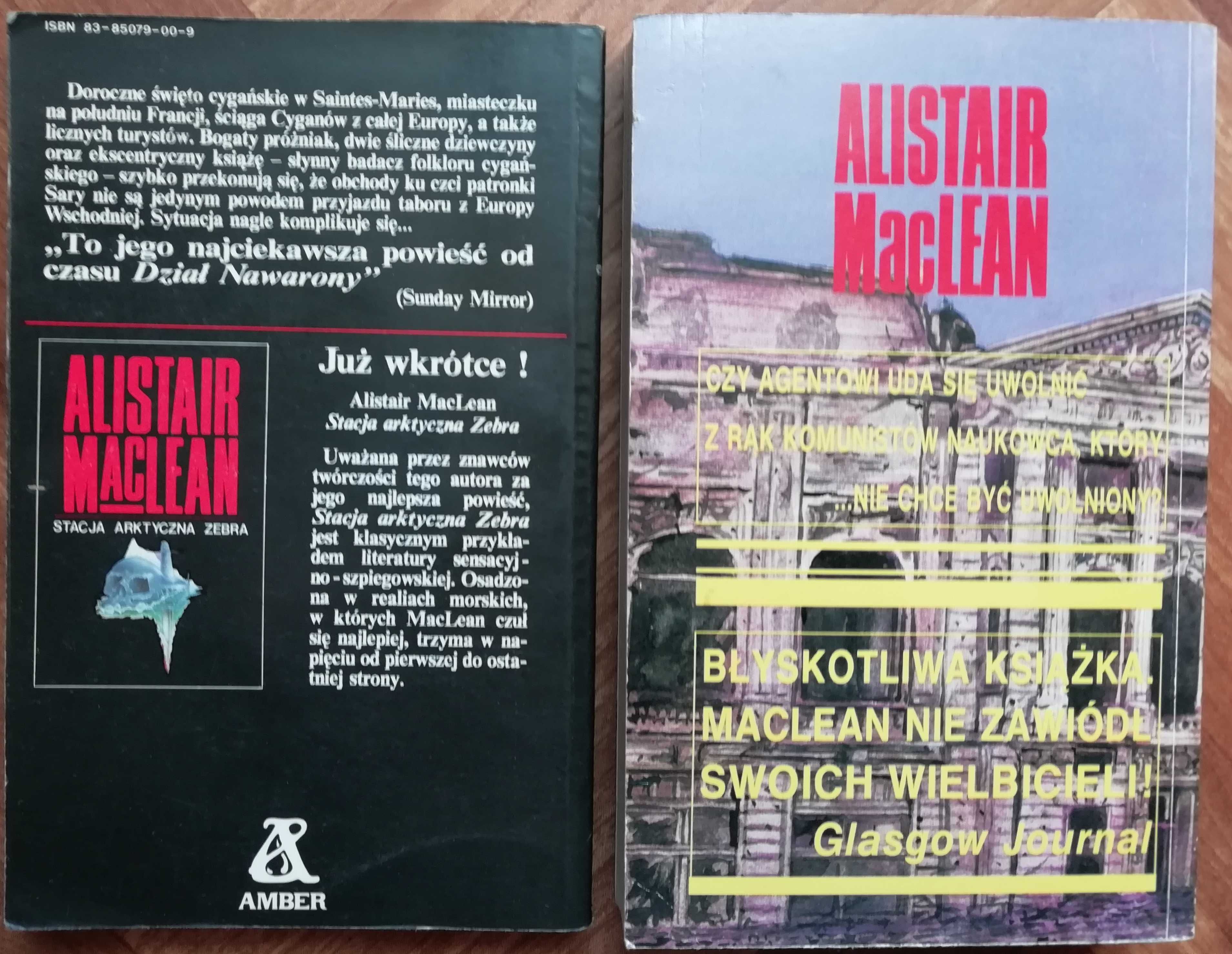 33x KSIĄŻKI SENSACYJNE Alistair MacLean, Dean R. Koontz, Robert Ludlum