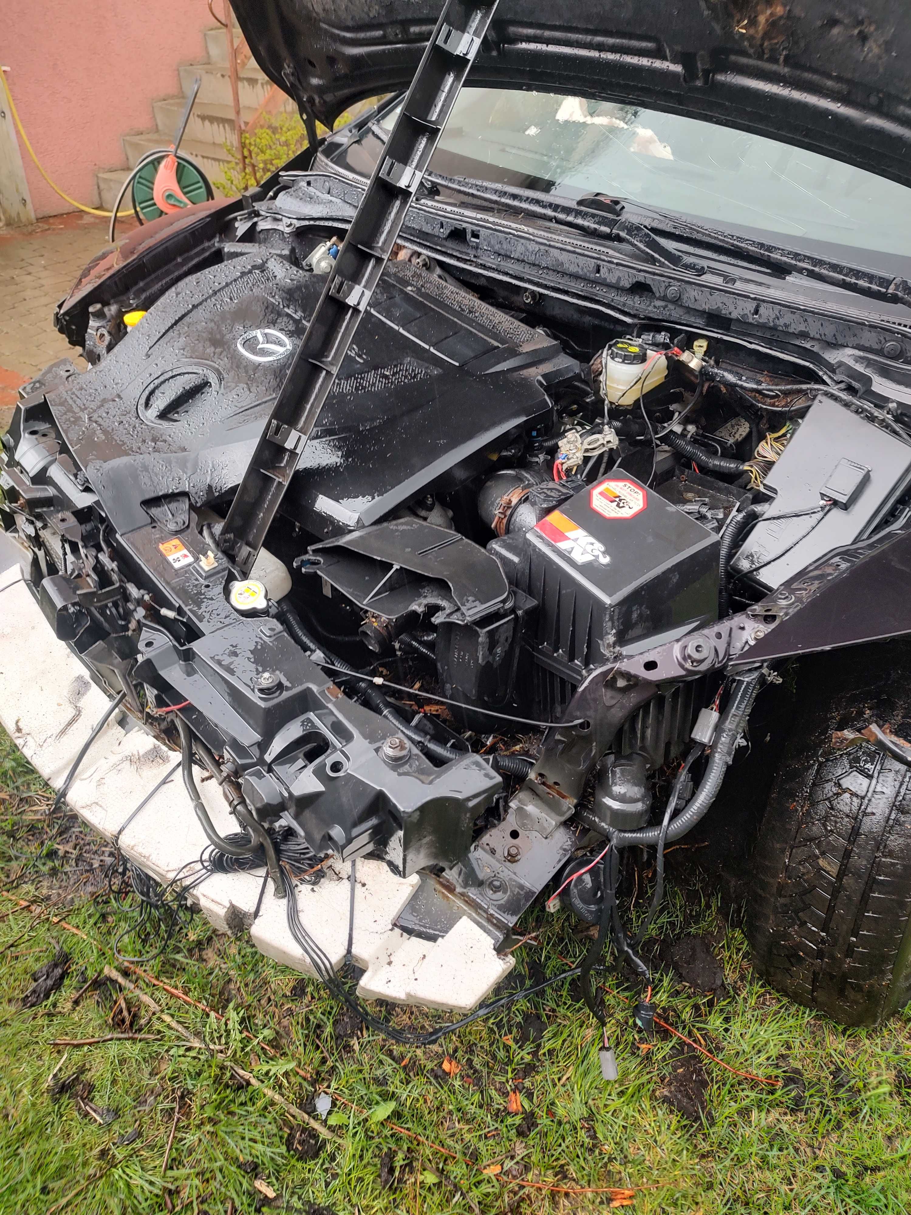 Mazda uszkodzona cx7 2.3 turbo benzyna silnik sprawny