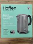 Srebrny czajnik Hoffen bezprzewodowy 1,7L 2200W stal nierdzewna K-3120