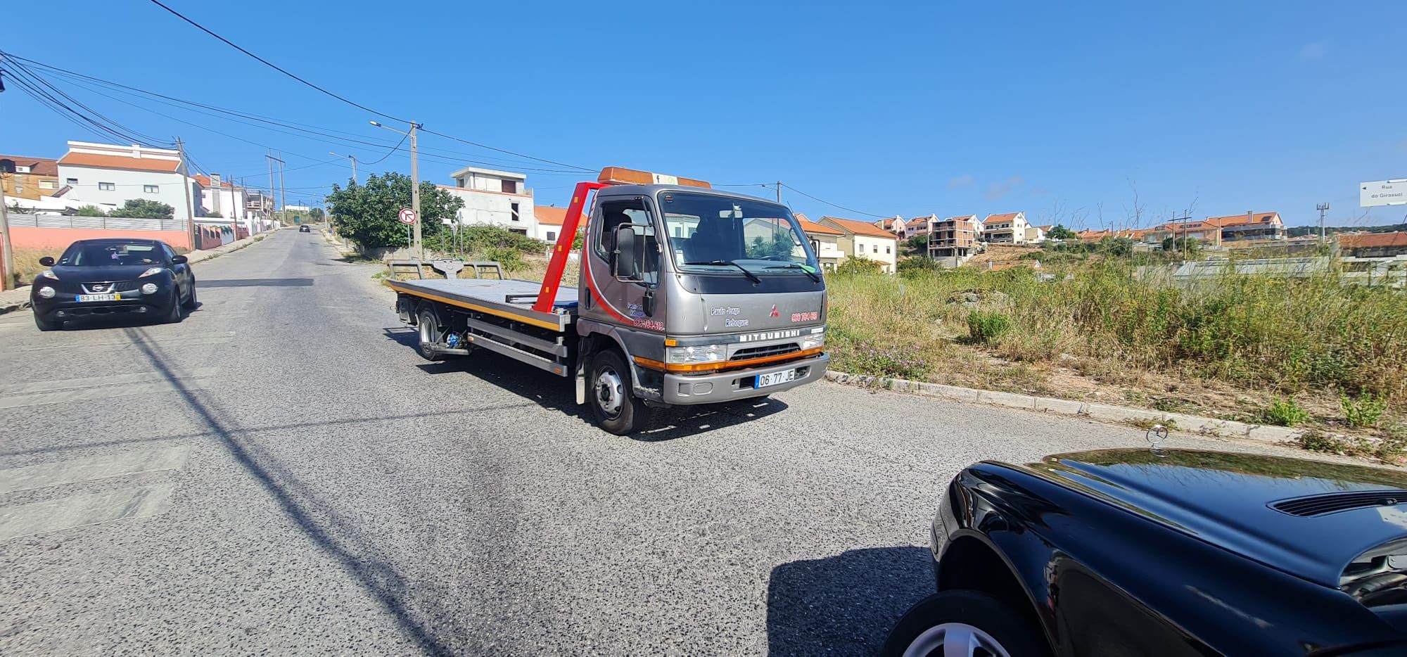 Reboque serviço pronto-socorro transportes