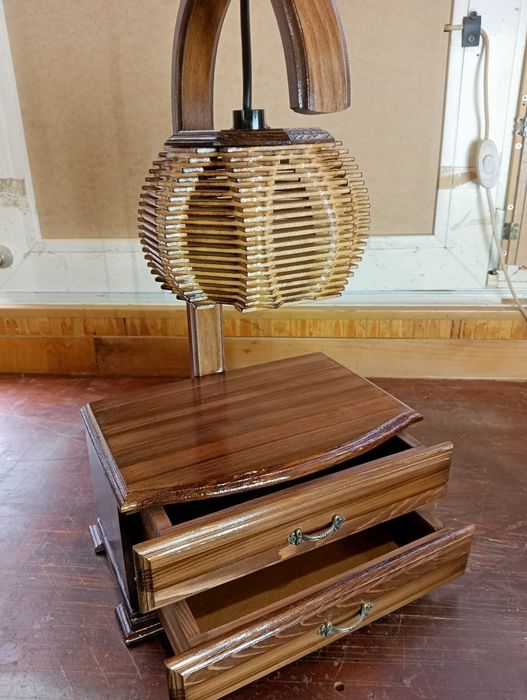 Светильник, изделия из дерева ручной работы