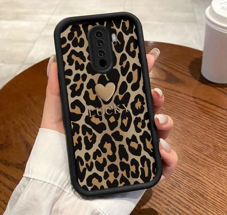 Etui na telefon Xiaomi Redmi Note 8 Pro czarne panterka nowe