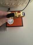 Hermes Clic H bracelet bransoletka czarna ztota Nowa PM