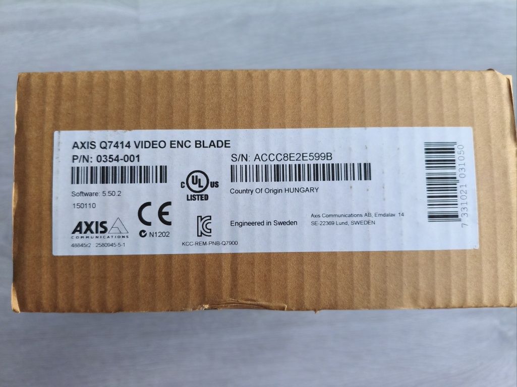Axis Q7414 enkoder, serwer sieci wideo
