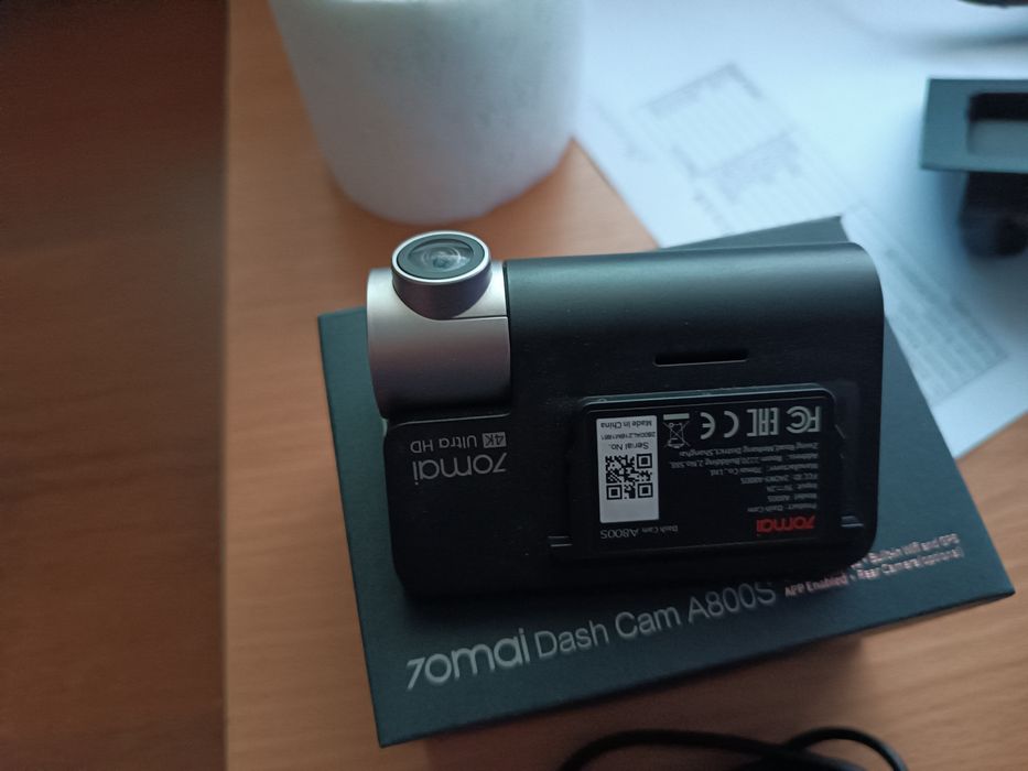 . 70mai A800S Dash Cam 4K | Передня + задня камера | Повний комплект